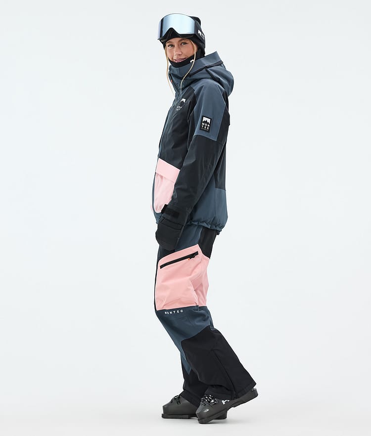 Montec Morpheus W Ski Jacket Women Metal Blue/Black/Soft Pink, Image 4 of 10