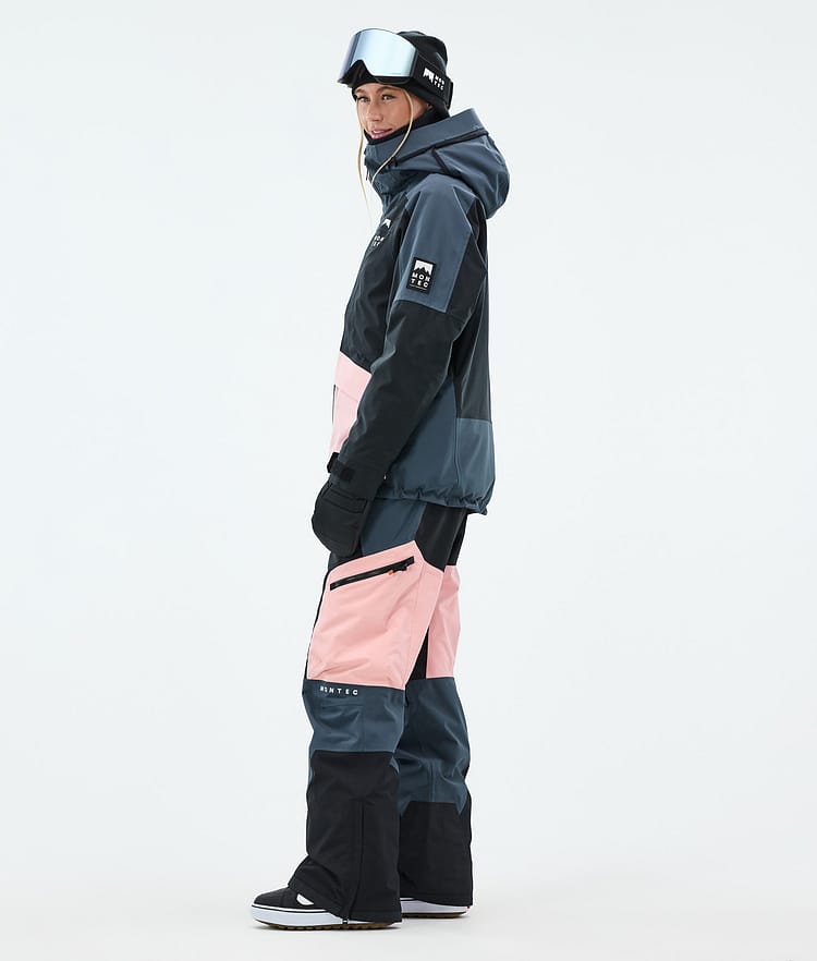 Montec Morpheus W Snowboard Jacket Women Metal Blue/Black/Soft Pink, Image 4 of 10