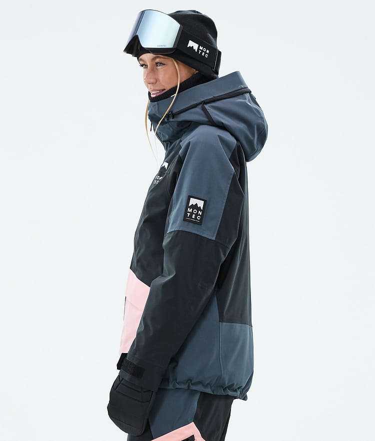 Montec Morpheus W Ski Jacket Women Metal Blue/Black/Soft Pink, Image 6 of 10