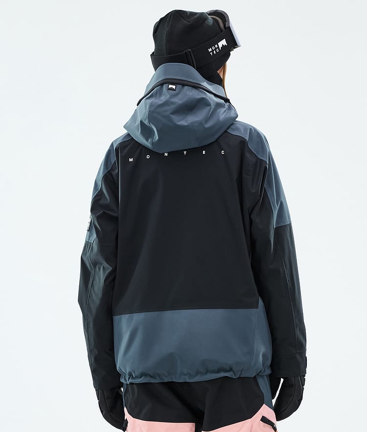 Montec Morpheus W Ski Jacket Women Metal Blue/Black/Soft Pink, Image 7 of 10