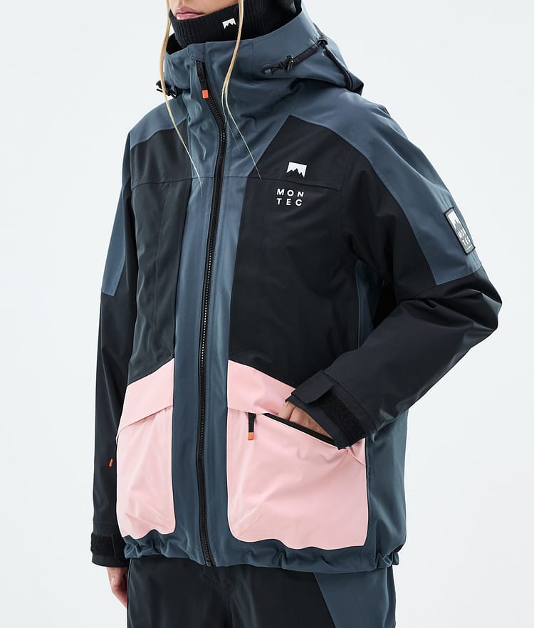 Montec Morpheus W Ski Jacket Women Metal Blue/Black/Soft Pink, Image 8 of 10
