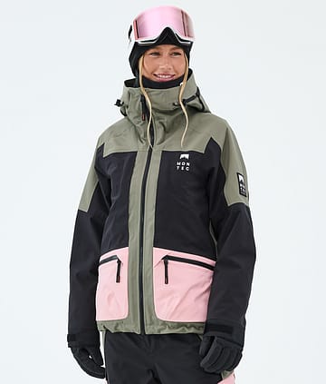 Montec Morpheus W Ski Jacket Greenish/Black/Soft Pink