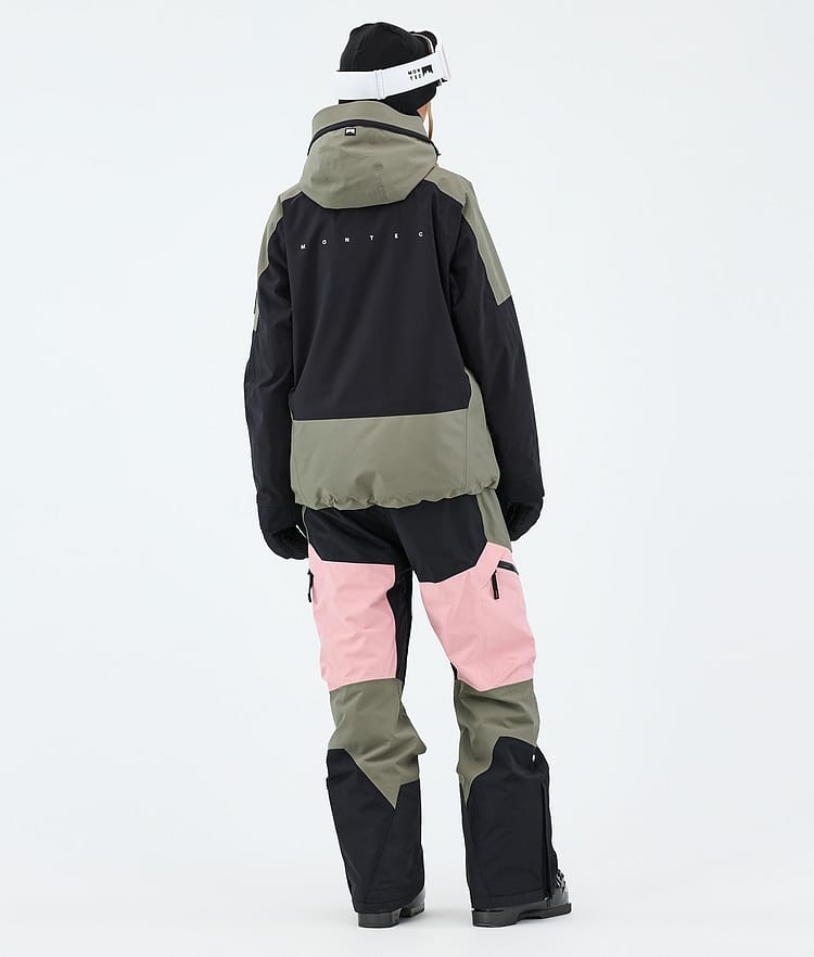 Montec Morpheus W Ski Jacket Women Greenish/Black/Soft Pink, Image 3 of 9