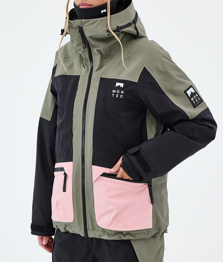 Montec Morpheus W Ski Jacket Women Greenish/Black/Soft Pink, Image 7 of 9