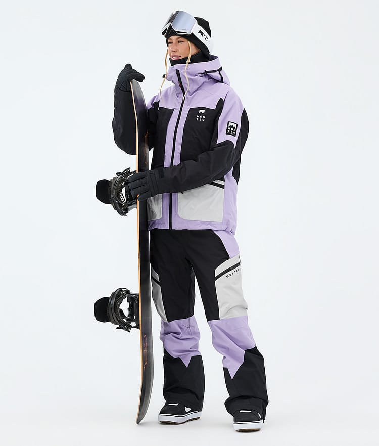 Montec Morpheus W Giacca Snowboard Donna Faded Violet/Black/Light Grey, Image 2 of 9