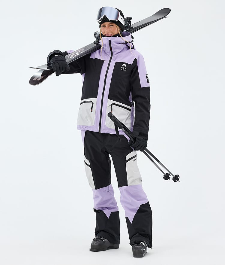Montec Morpheus W Kurtka Narciarska Kobiety Faded Violet/Black/Light Grey, Image 2 of 9