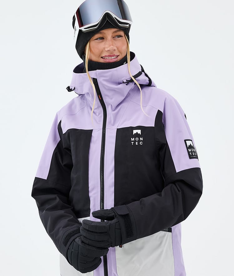 Montec Morpheus W Giacca Snowboard Donna Faded Violet/Black/Light Grey, Image 4 of 9