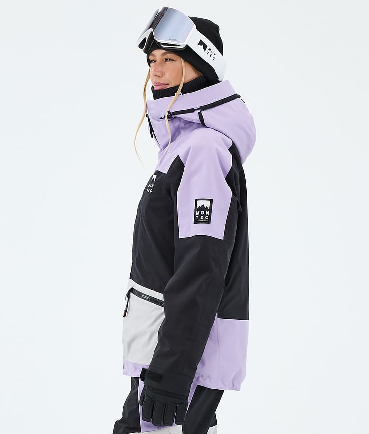 Montec Morpheus W Kurtka Narciarska Kobiety Faded Violet/Black/Light Grey, Image 5 of 9