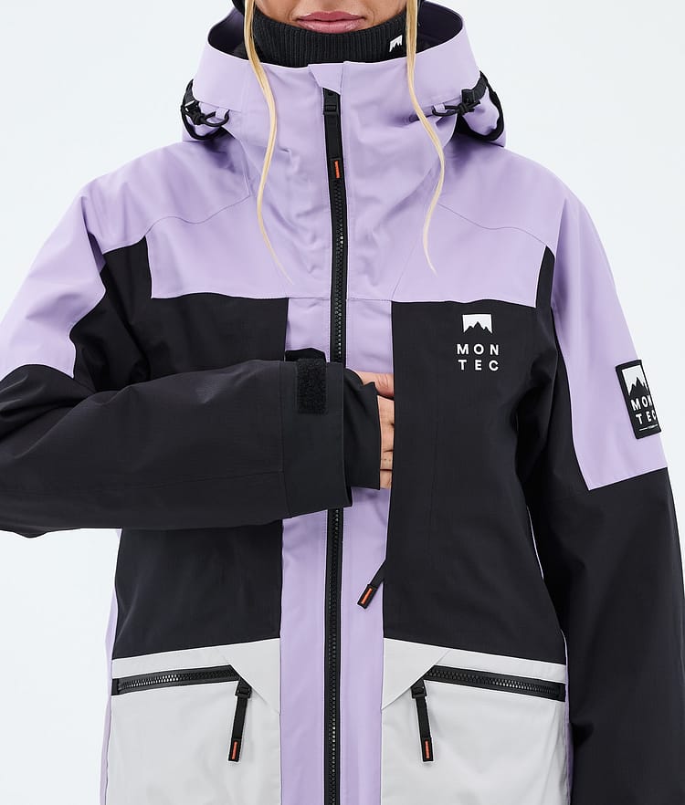 Montec Morpheus W Giacca Snowboard Donna Faded Violet/Black/Light Grey, Image 8 of 9