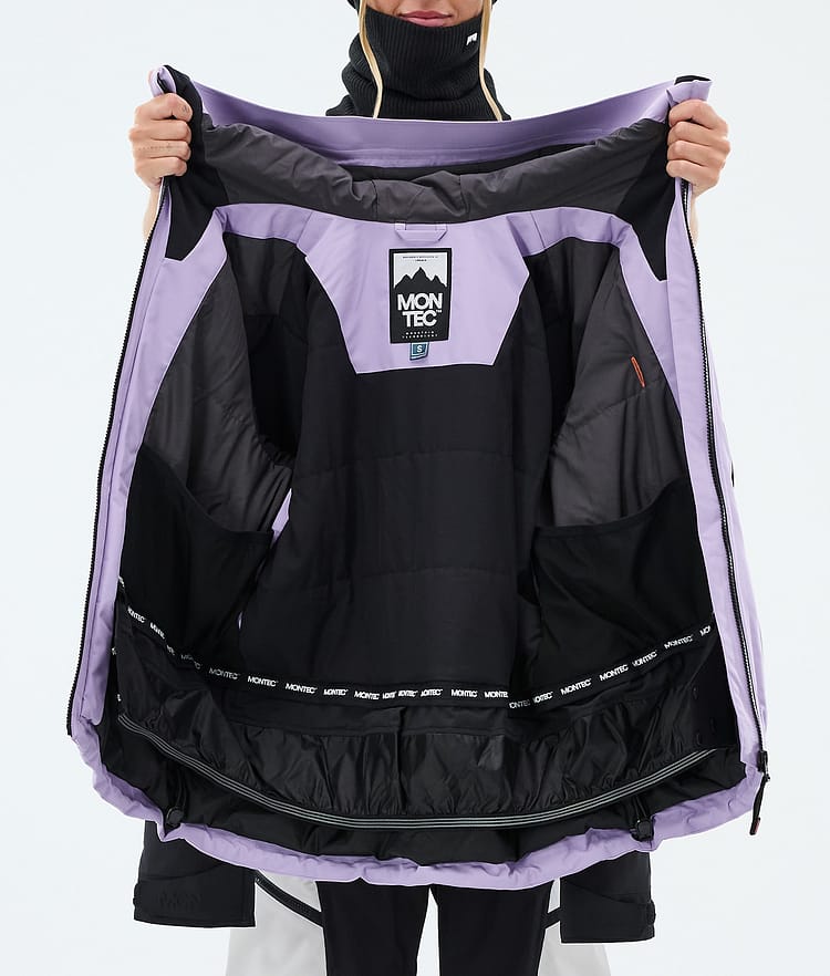Montec Morpheus W Giacca Snowboard Donna Faded Violet/Black/Light Grey, Image 9 of 9