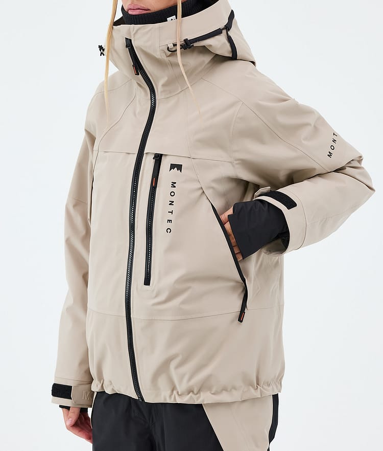 Montec Oracle W Veste Snowboard Femme Sand, Image 7 of 9