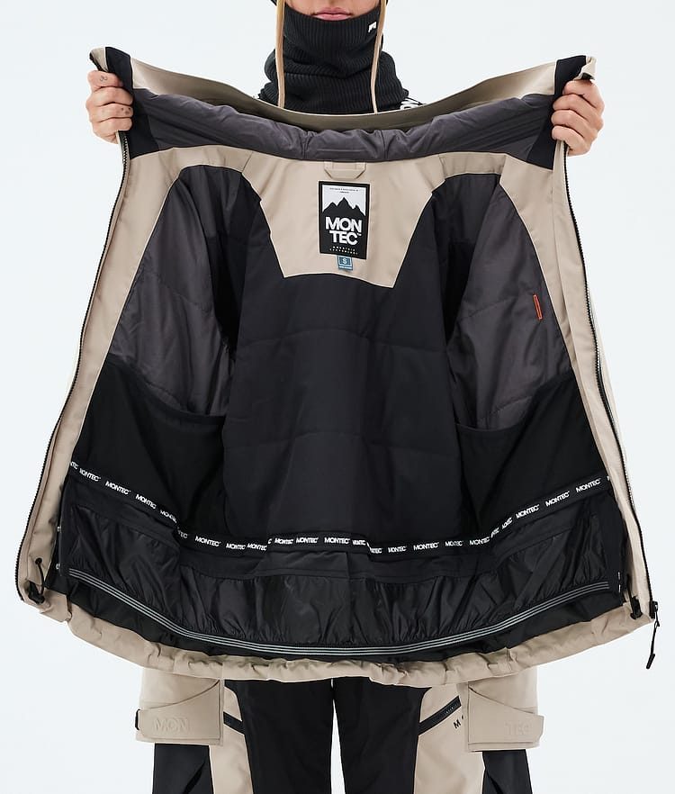 Montec Oracle W Veste Snowboard Femme Sand, Image 9 of 9