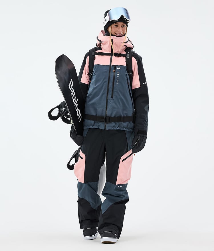 Montec Oracle W Snowboard Jacket Women Soft Pink/Black/Metal Blue, Image 3 of 10