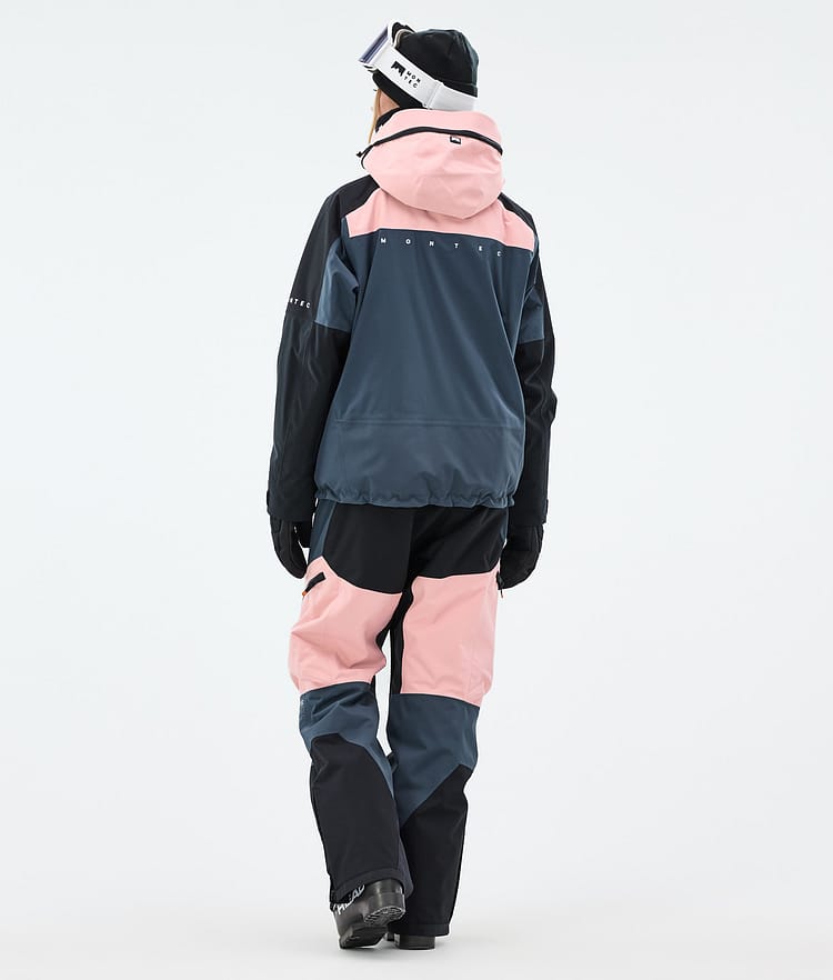 Montec Oracle W Ski Jacket Women Soft Pink/Black/Metal Blue, Image 5 of 10