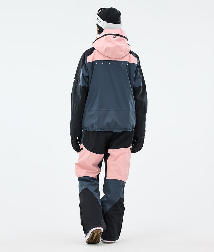 Montec Oracle W Snowboard Jacket Women Soft Pink/Black/Metal Blue, Image 5 of 10