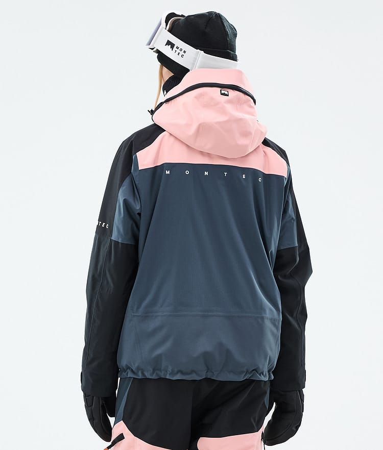 Montec Oracle W Ski Jacket Women Soft Pink/Black/Metal Blue, Image 7 of 10
