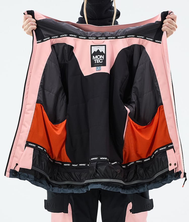 Montec Oracle W Snowboard Jacket Women Soft Pink/Black/Metal Blue, Image 10 of 10