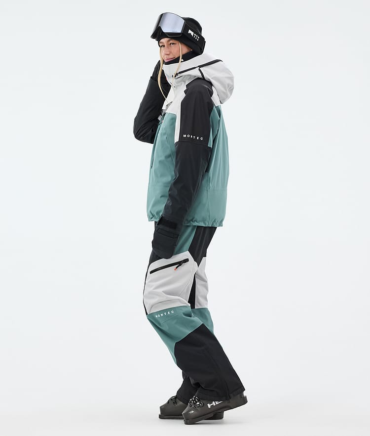 Montec Oracle W Ski Jacket Women Light Grey/Black/Atlantic, Image 4 of 10