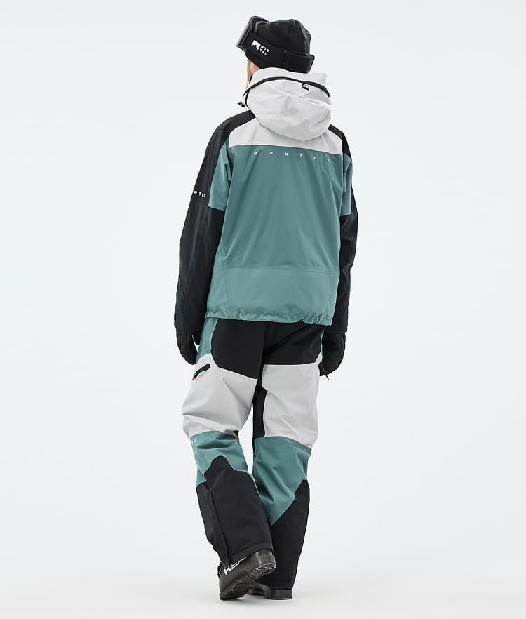 Montec Oracle W Ski Jacket Women Light Grey/Black/Atlantic, Image 5 of 10