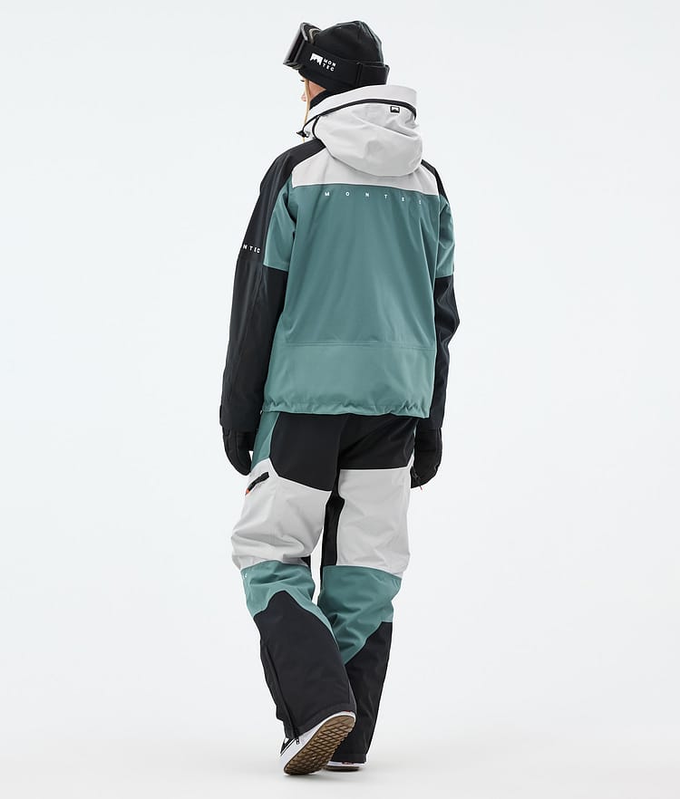 Montec Oracle W Snowboard Jacket Women Light Grey/Black/Atlantic, Image 5 of 10