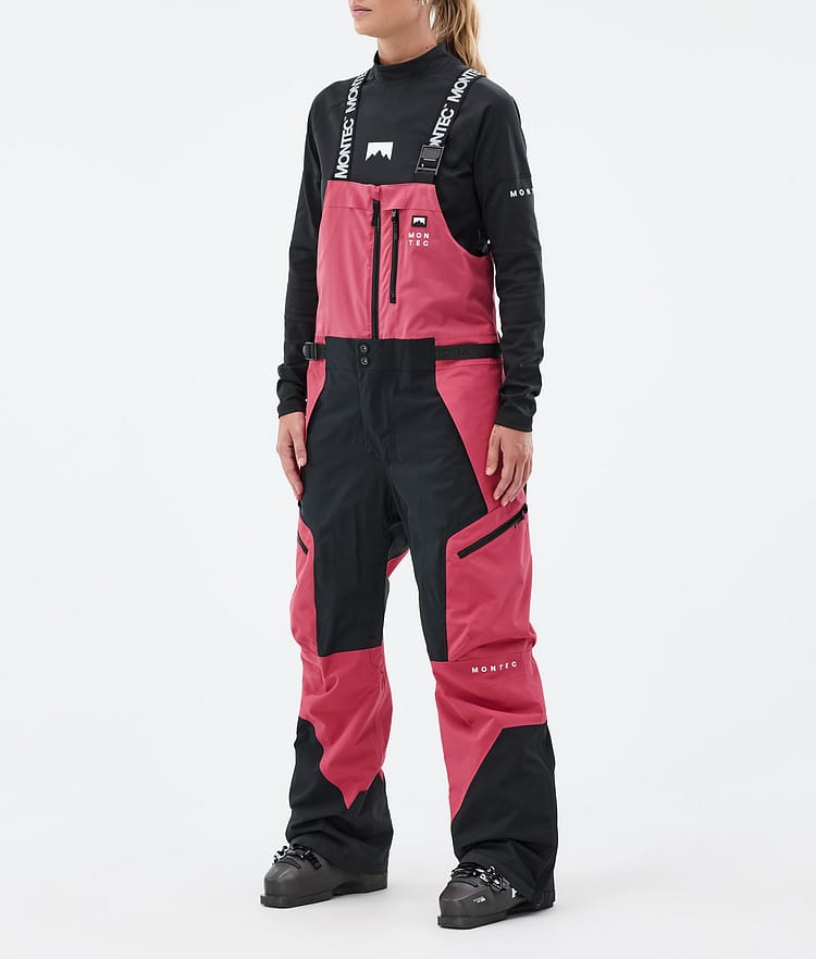 Montec Dozer W Pantaloni Sci Donna Light Red/Black, Immagine 1 di 6