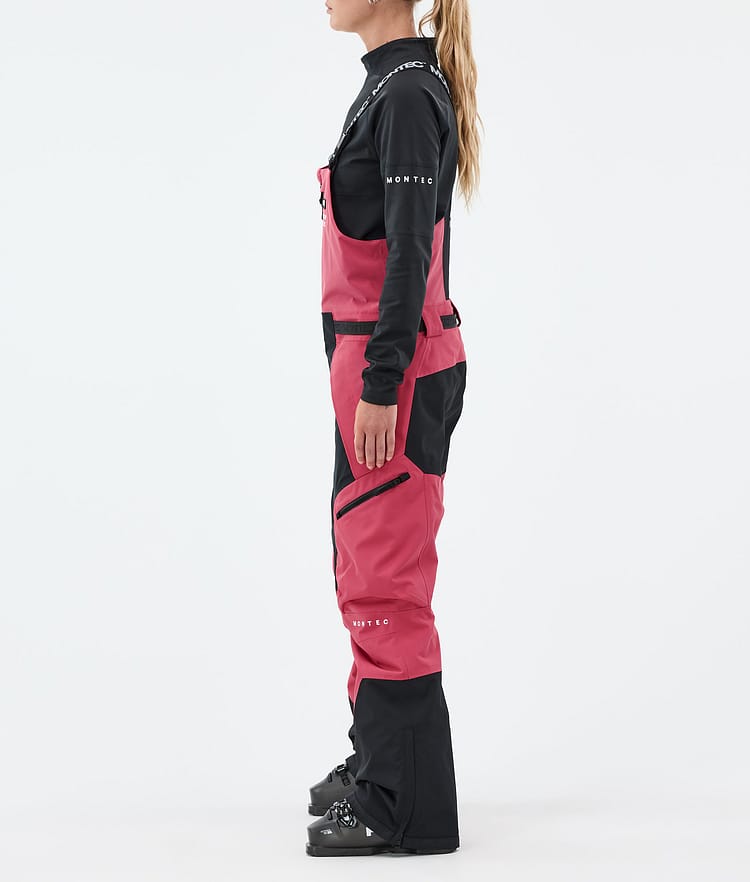 Montec Dozer W Pantaloni Sci Donna Light Red/Black, Immagine 2 di 6