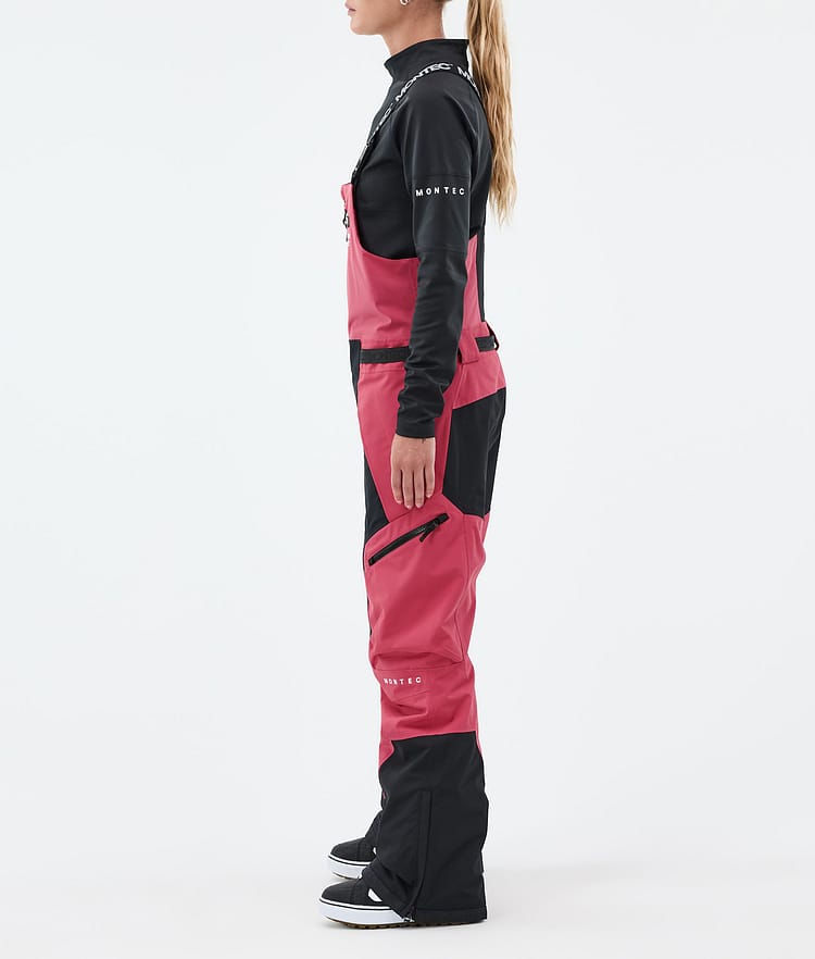 Montec Dozer W Pantaloni Snowboard Donna Light Red/Black, Immagine 2 di 6