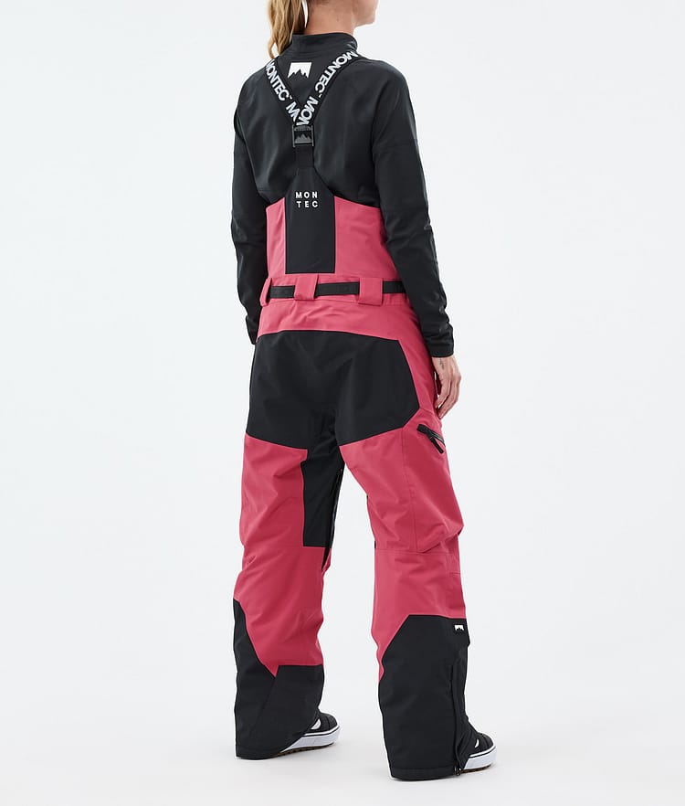 Montec Dozer W Pantaloni Snowboard Donna Light Red/Black, Immagine 3 di 6