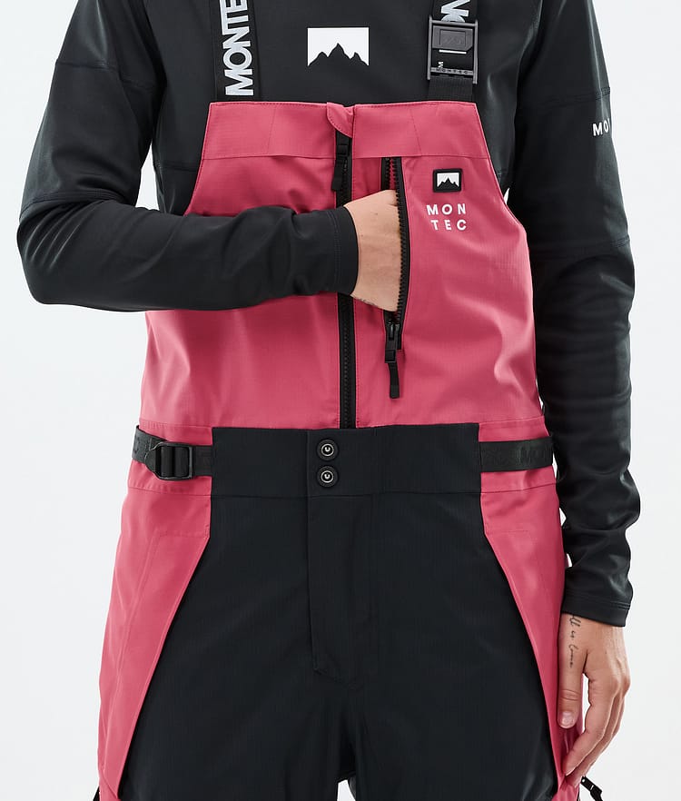 Montec Dozer W Pantaloni Snowboard Donna Light Red/Black, Immagine 5 di 6