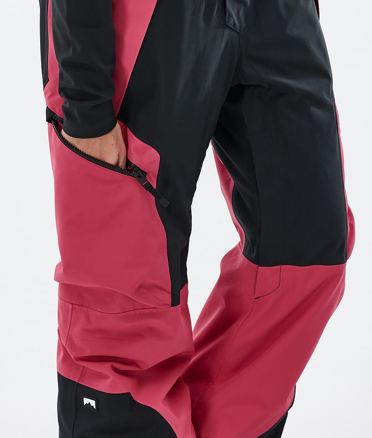 Montec Dozer W Pantaloni Sci Donna Light Red/Black, Immagine 6 di 6