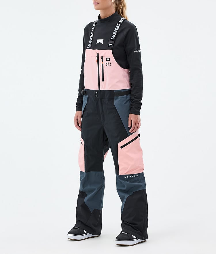 Montec Dozer W Snowboard Pants Women Soft Pink/Black/Metal Blue, Image 1 of 6