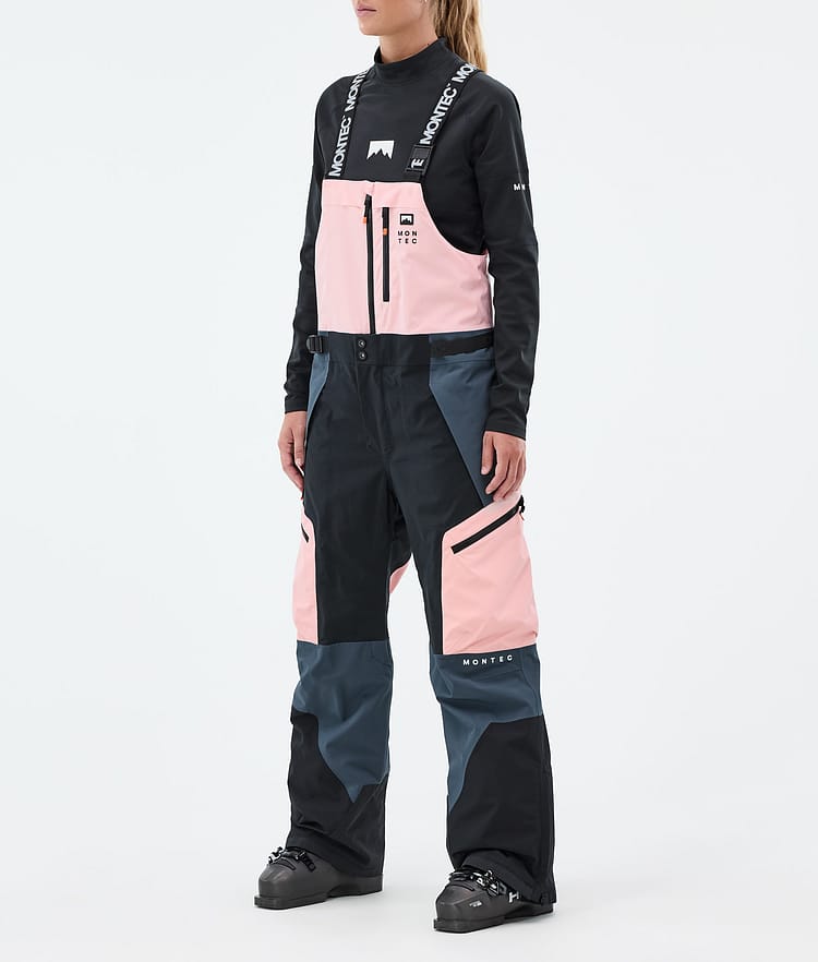 Montec Dozer W Ski Pants Women Soft Pink/Black/Metal Blue, Image 1 of 6