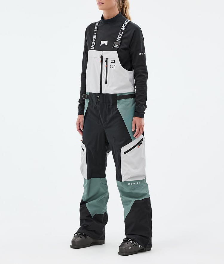 Montec Dozer W Ski Pants Women Light Grey/Black/Atlantic, Image 1 of 6
