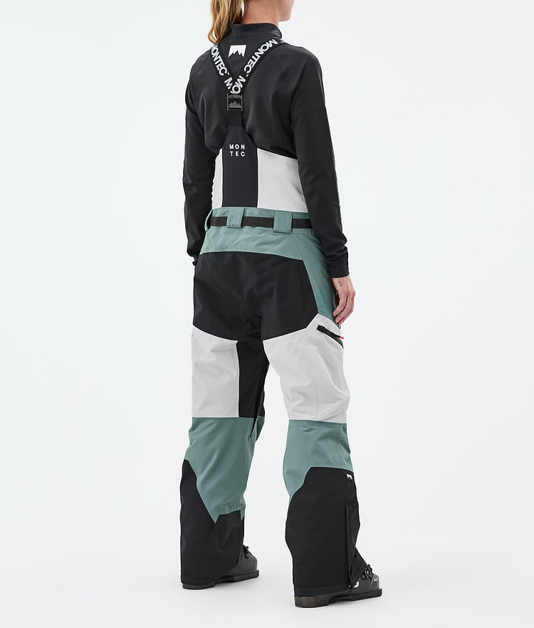 Montec Dozer W Ski Pants Women Light Grey/Black/Atlantic, Image 3 of 6