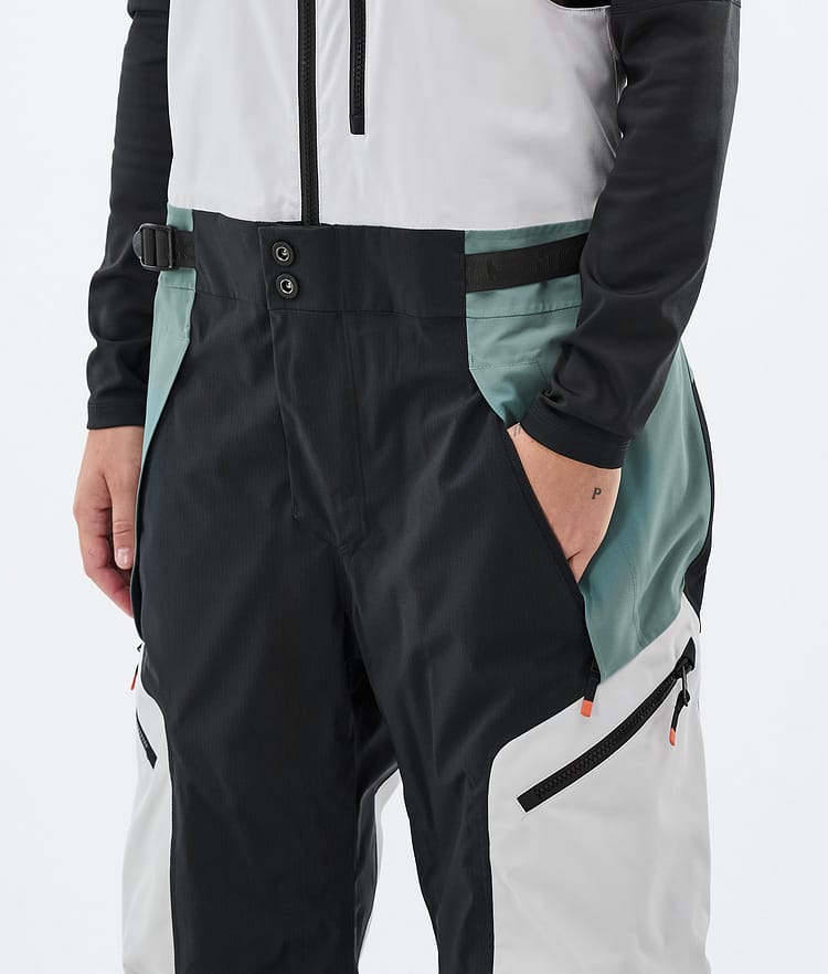 Montec Dozer W Ski Pants Women Light Grey/Black/Atlantic, Image 4 of 6