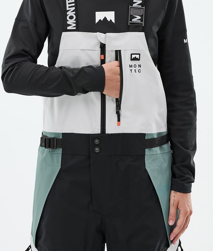 Montec Dozer W Ski Pants Women Light Grey/Black/Atlantic, Image 5 of 6