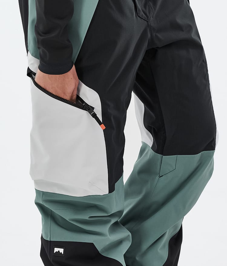 Montec Dozer W Ski Pants Women Light Grey/Black/Atlantic, Image 6 of 6