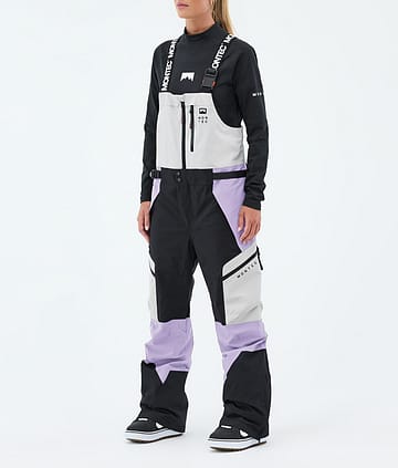Montec Dozer W Snowboard Pants Light Grey/Black/Faded Violet