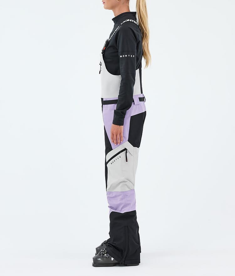 Montec Dozer W Skihose Damen Light Grey/Black/Faded Violet, Image 3 of 7