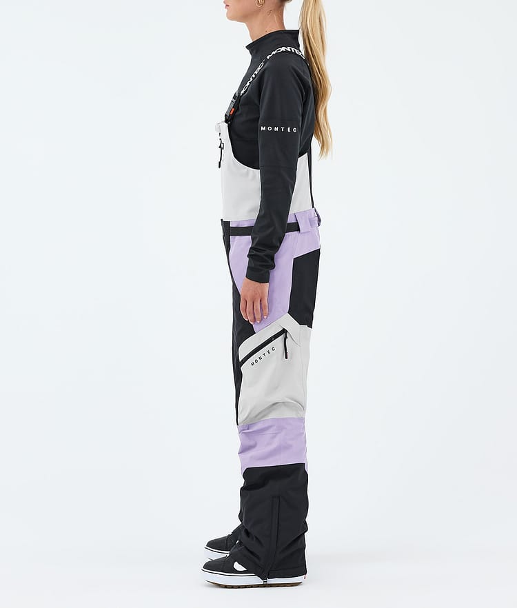 Montec Dozer W Snowboard Pants Women Light Grey/Black/Faded Violet, Image 3 of 7