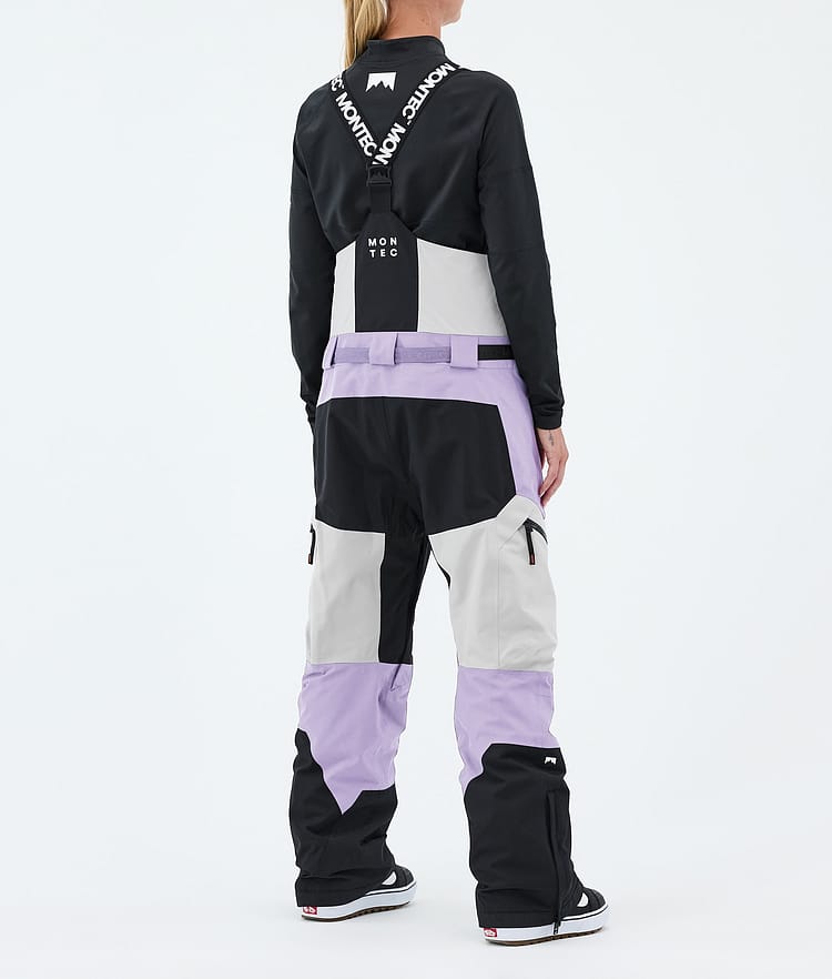 Montec Dozer W Snowboard Pants Women Light Grey/Black/Faded Violet, Image 4 of 7