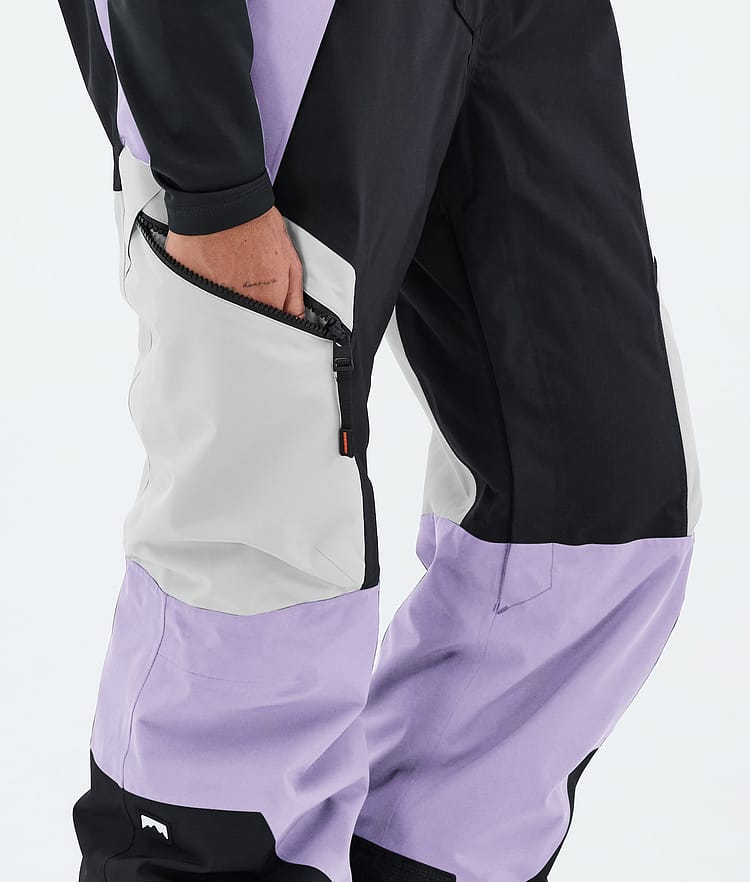 Montec Dozer W Snowboard Pants Women Light Grey/Black/Faded Violet, Image 7 of 7
