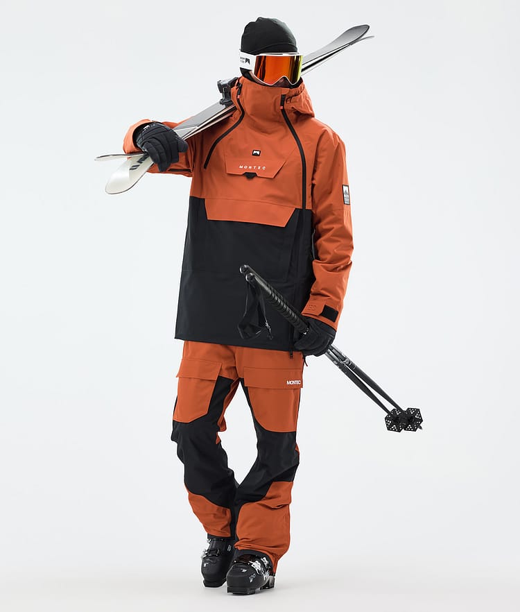 Montec Fawk Pantaloni Sci Uomo Burned Orange/Black, Immagine 2 di 7