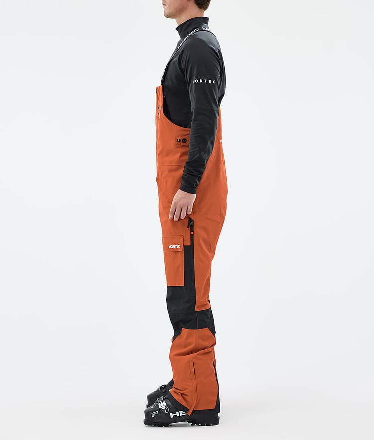 Montec Fawk Ski Pants Men Burned Orange/Black, Image 2 of 6