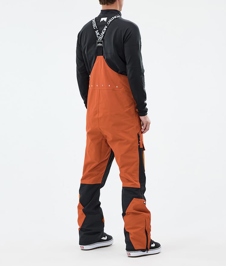 Montec Fawk Snowboard Broek Heren Burned Orange/Black, Afbeelding 3 van 6