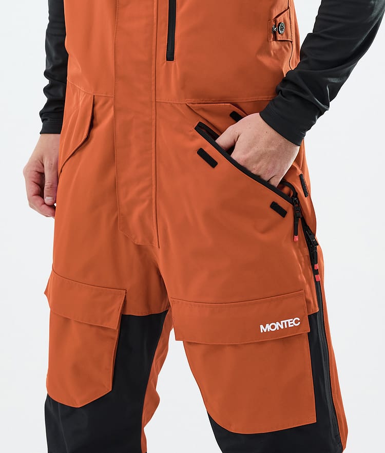 Montec Fawk Ski Pants Men Burned Orange/Black, Image 4 of 6