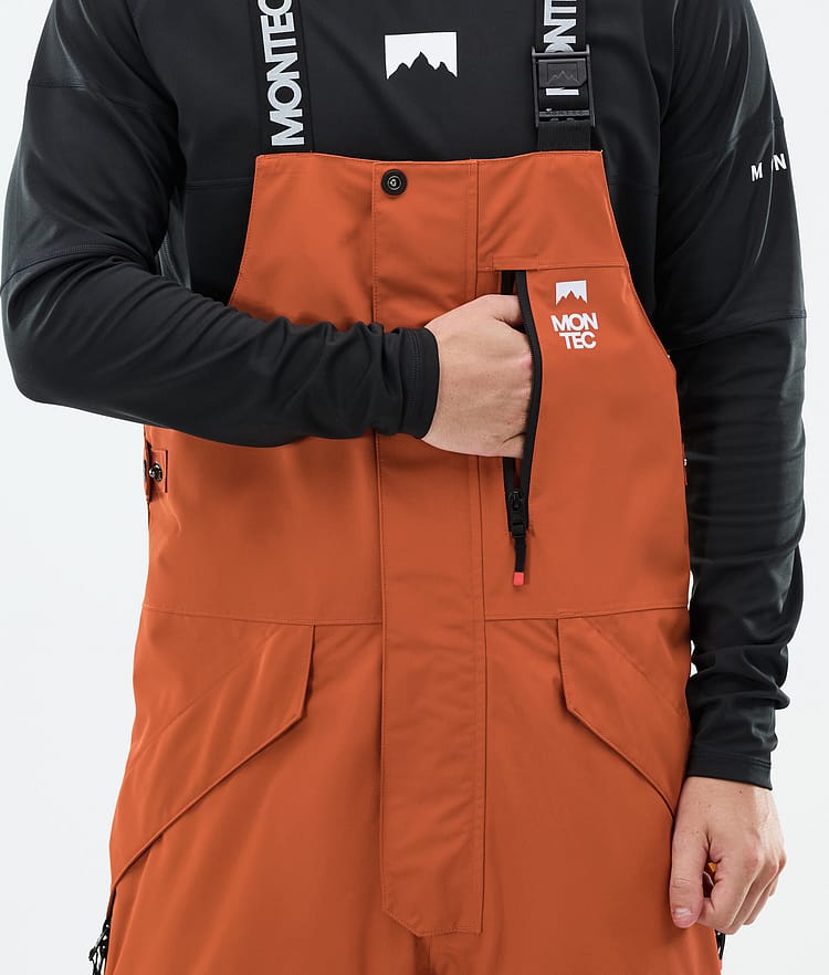 Montec Fawk Ski Pants Men Burned Orange/Black, Image 5 of 6