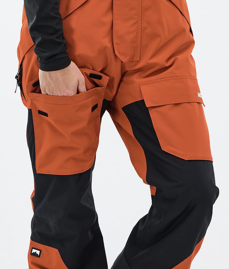 Montec Fawk Ski Pants Men Burned Orange/Black, Image 6 of 6