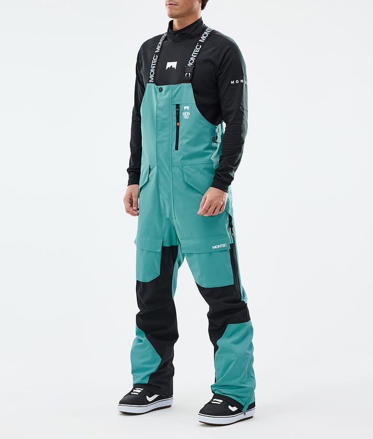 Montec Fawk Snowboard Pants Men Turquoise/Black, Image 1 of 6