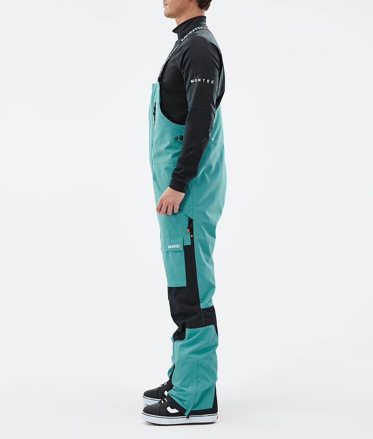 Montec Fawk Snowboard Pants Men Turquoise/Black, Image 2 of 6